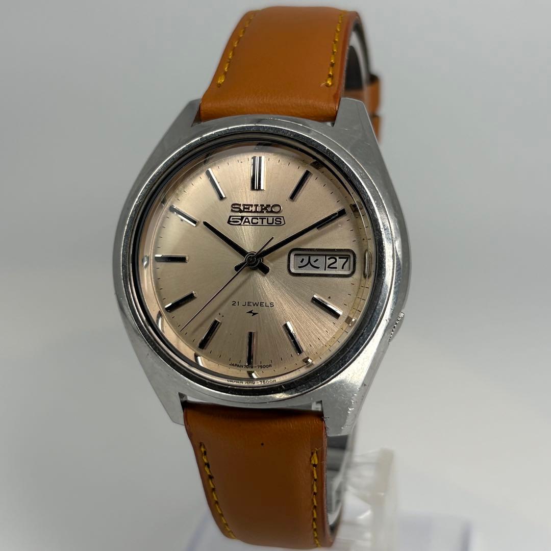 SEIKO 5 Actus 1975 Automatic Men's Watch — Japanese