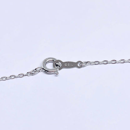 Mikimoto Snowflake pearl necklace with 6.2mm pearls and silver chain 42cm length