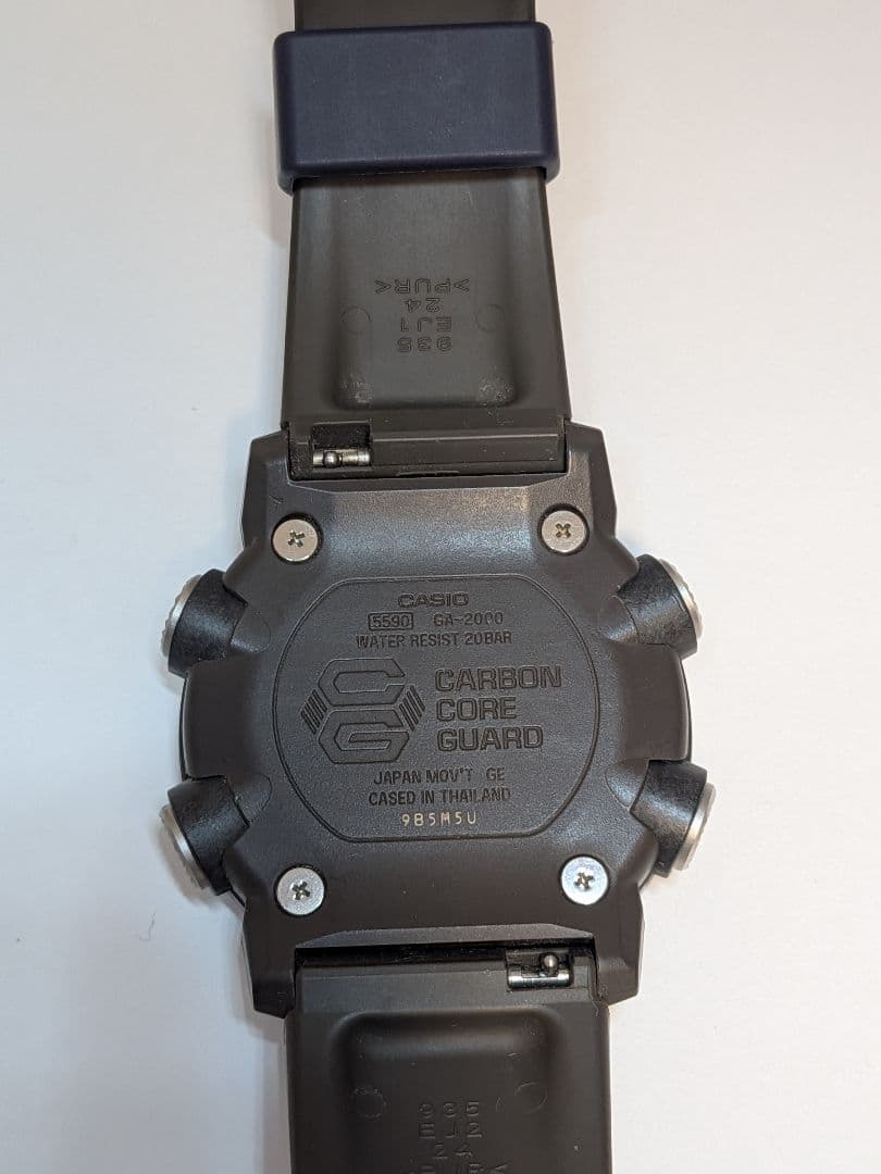 CASIO GA-2000-2AJF Digital Men's Watch — Japanese