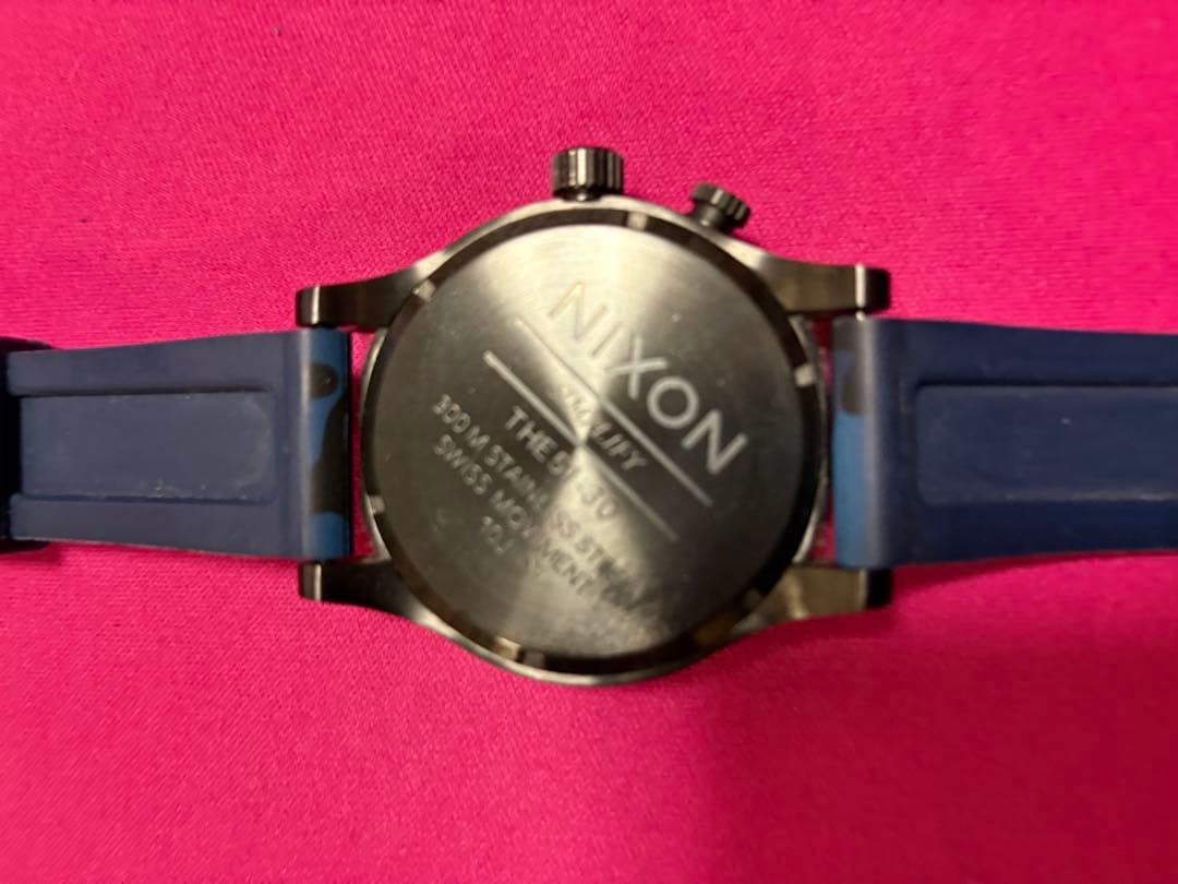 NIXON 51-30 カモフラージュ Quartz Men's Watch — Japanese