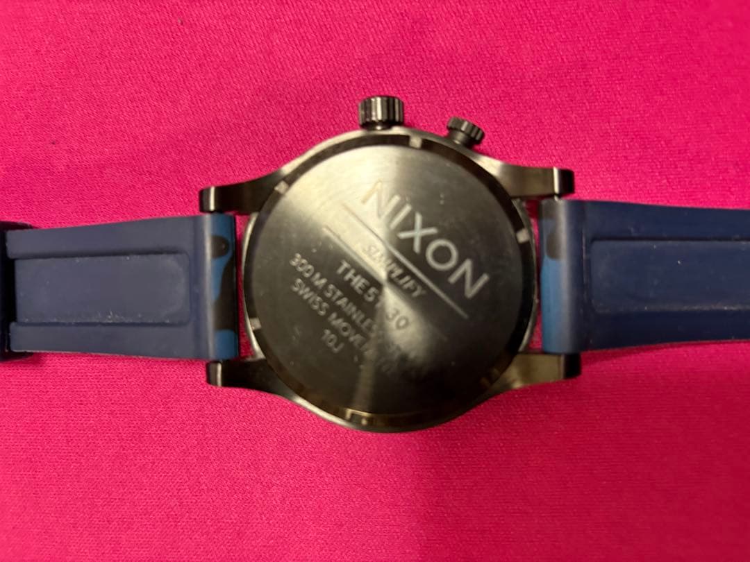NIXON 51-30 カモフラージュ Quartz Men's Watch — Japanese