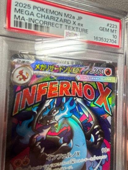 PSA 10 Pokemon Mega Charizard ex — Chinese