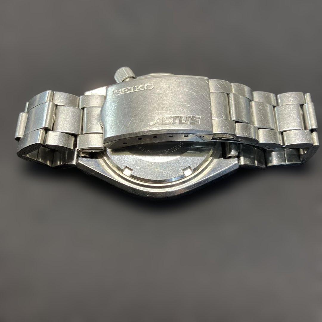SEIKO Actus Silver Wave Automatic Men's Watch — Japanese
