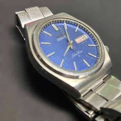 SEIKO Actus Silver Wave Automatic Men's Watch — Japanese