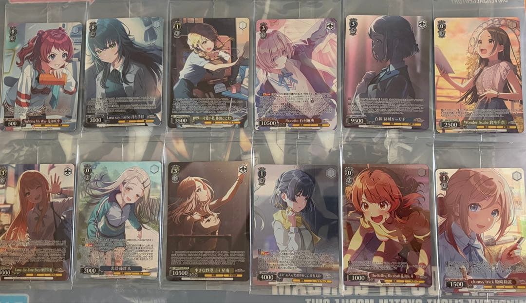 Weiss Schwarz The Idolmaster The IDOLM@STER School Idol Master x Weiss Schwarz Protein Bar All 12 Types Compl — Japanese