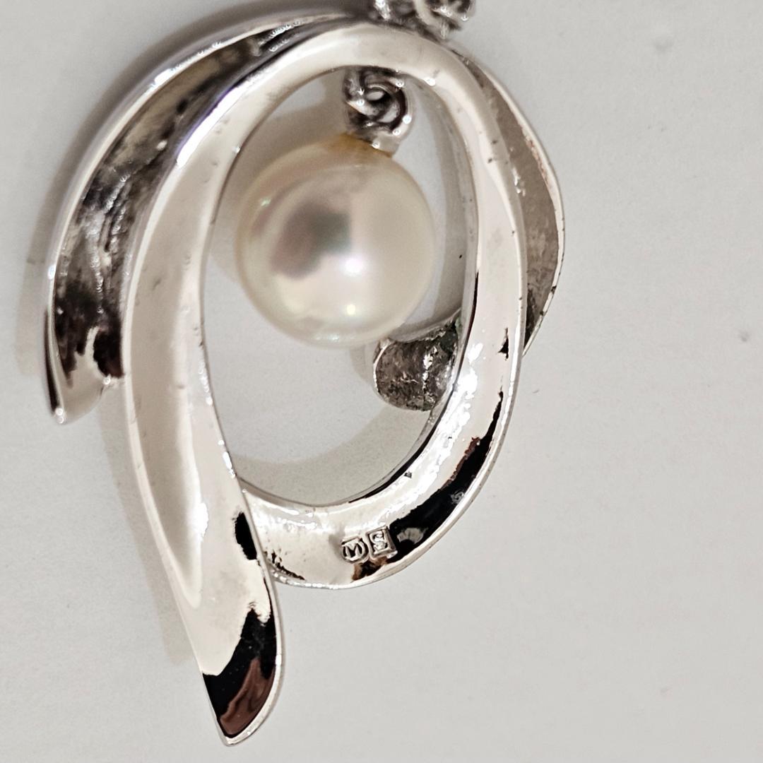 1976 Mikimoto pearl necklace with 6.1mm pearls on a 40 cm SV925 sterling silver chain