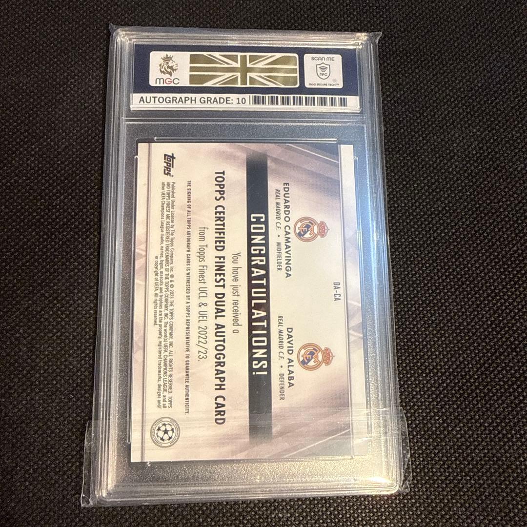 2023 Topps Finest Alaba Camavinga Auto — Japanese