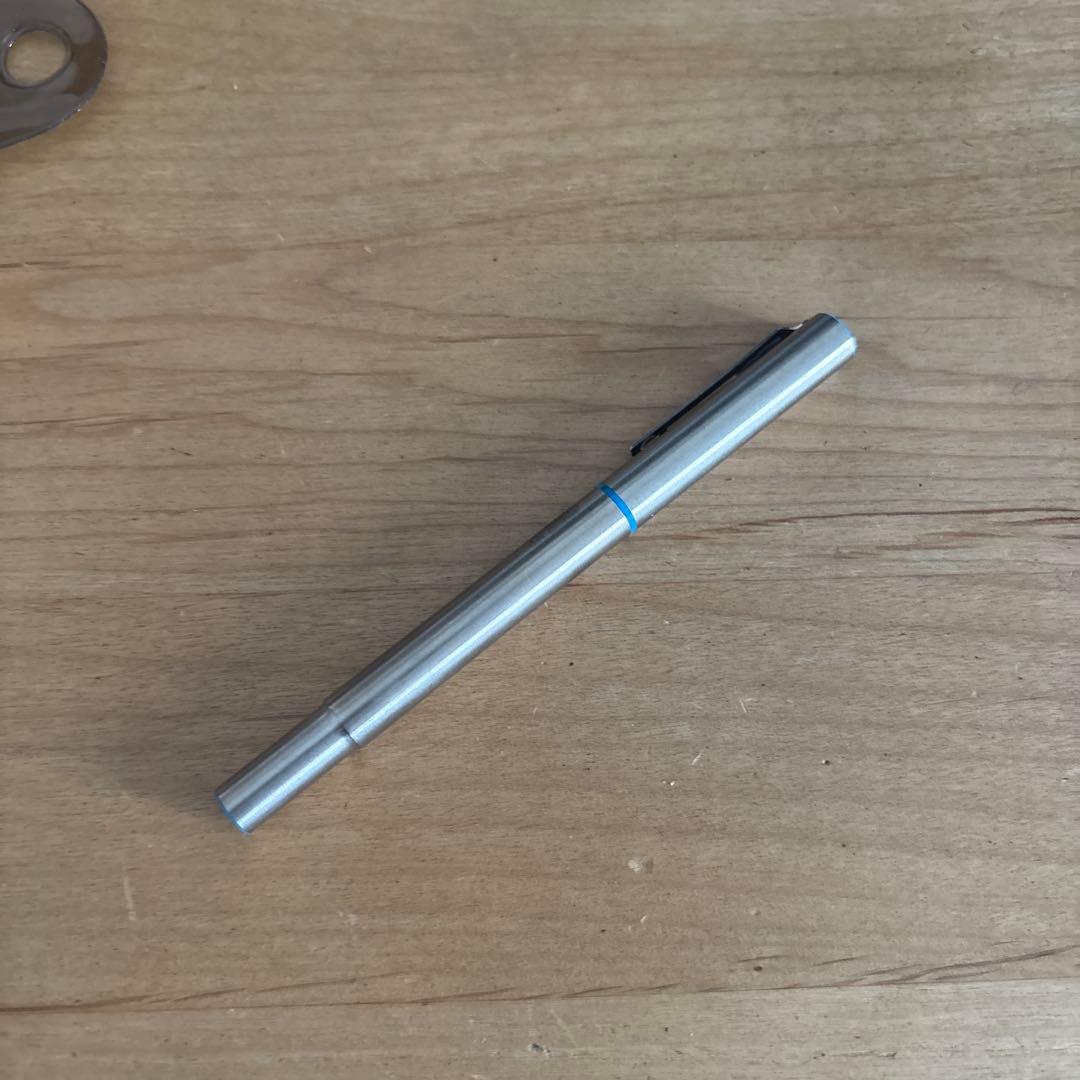 PILOT Silver Fountain Pen with clip displayed on white background