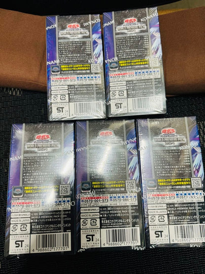 Yu-Gi-Oh World Premium Pack 2024 5BOX Pack — Japanese