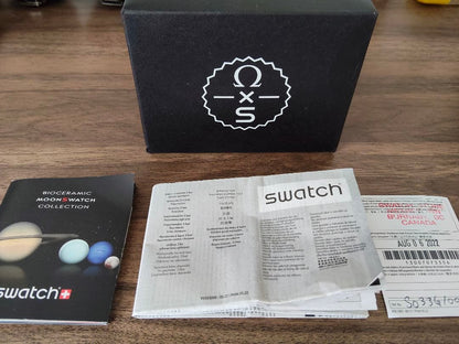 swatch MoonSwatch Earth Quartz Men's — Japanese