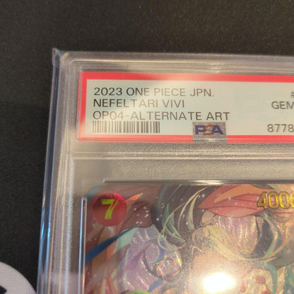 PSA 10 One Piece Nefertari Vivi L — OP04-118 — Japanese