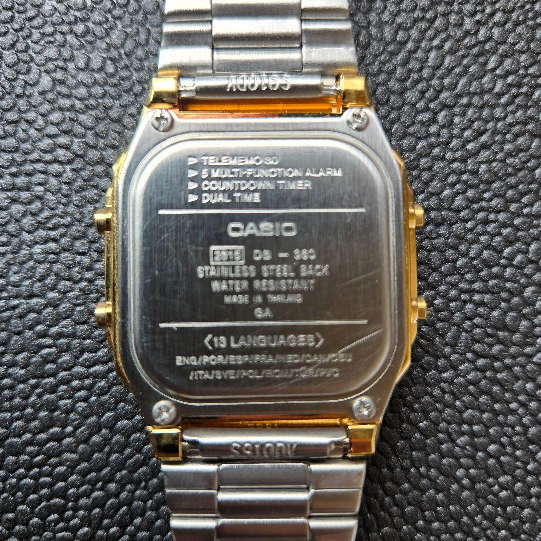 CASIO DB-380 Digital Men's Watch — Japanese