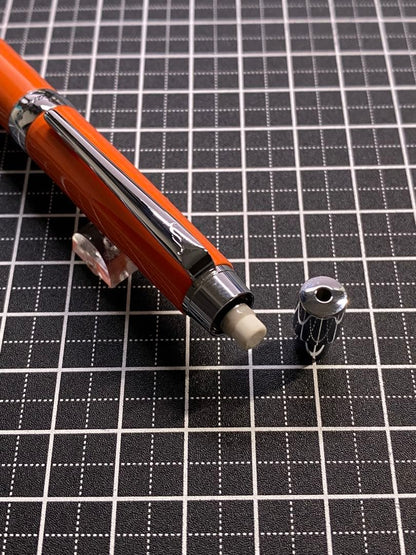 PILOT Stanza mechanical pencil in strong orange color with model number HST-5SR-STO