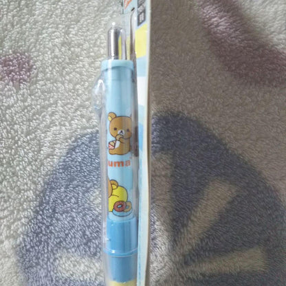 Pilot Dr. Grip oil-based ballpoint pen with Rilakkuma Play Border design and reusable ring-shaped grip, unopened packaging