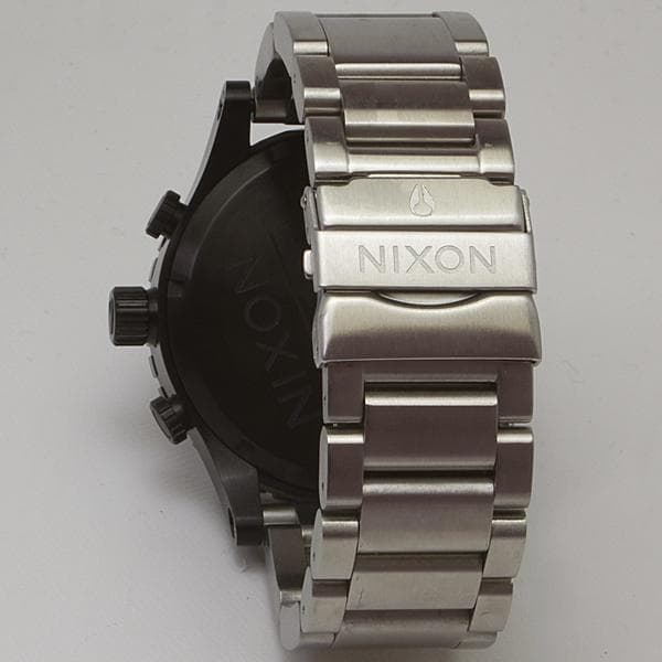 NIXON 51-30 CHRONO SV/STEEL Quartz Men's Watch — Japanese