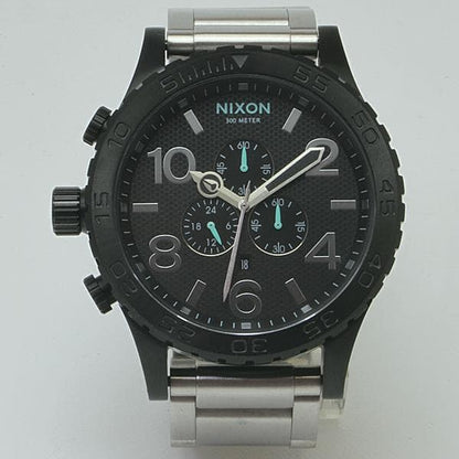 NIXON 51-30 CHRONO SV/STEEL Quartz Men's Watch — Japanese