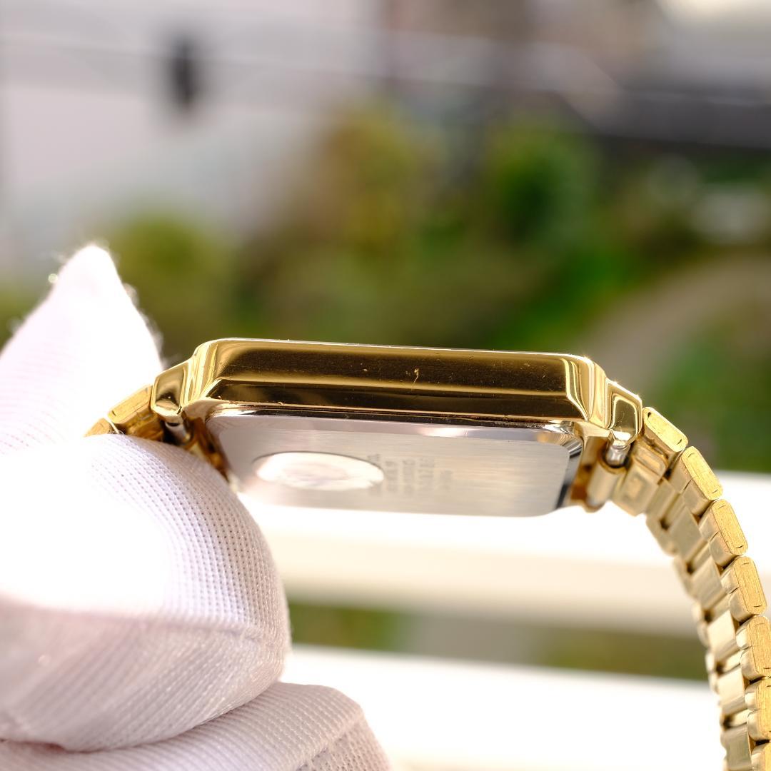 Citizen Tank Gold Quartz Men's Watch — Japanese