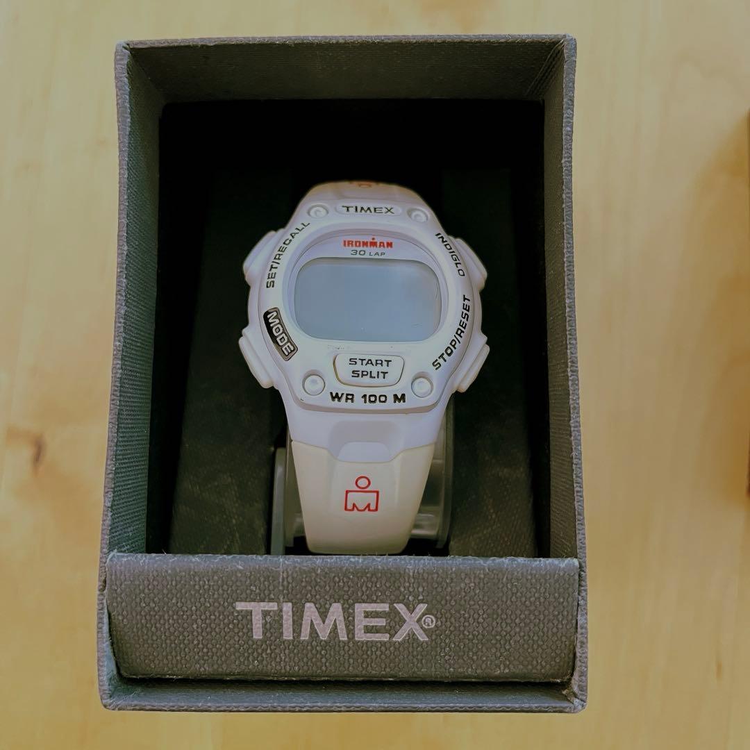 TIMEX IDLife IRONMAN WHT Digital Men's Watch — Japanese