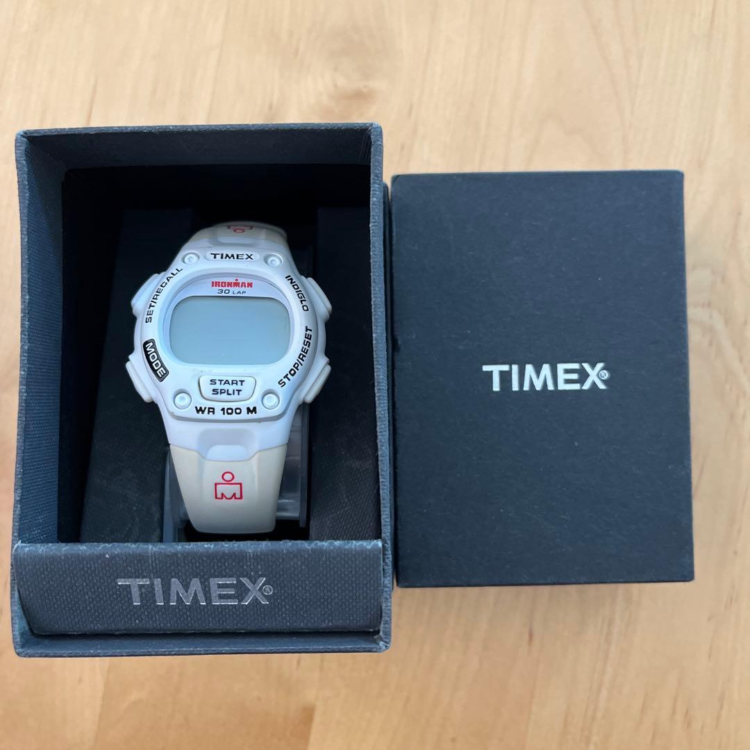 TIMEX IDLife IRONMAN WHT Digital Men's Watch — Japanese