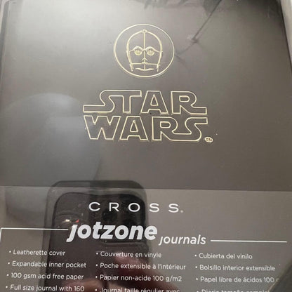 Star Wars Cross Click Jot Zone gift set featuring C-3PO matte black brass pen approximately 140mm long