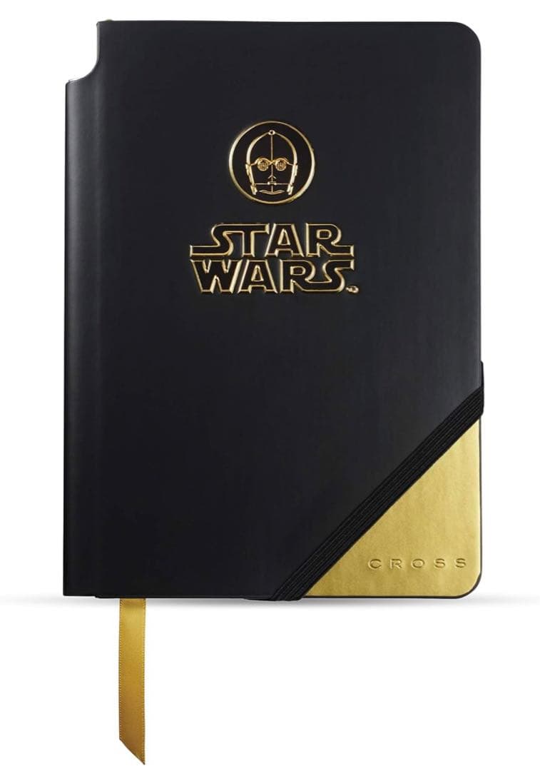 Star Wars Cross Click Jot Zone gift set featuring C-3PO matte black brass pen approximately 140mm long