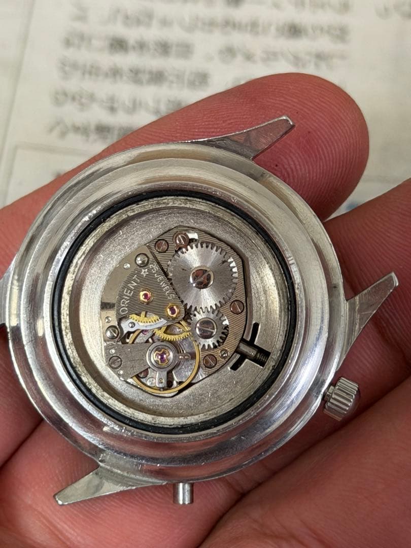 ORIENT サーフィンダイバー 手巻時計 スリースター 25石 Manual Men's Watch — Japanese