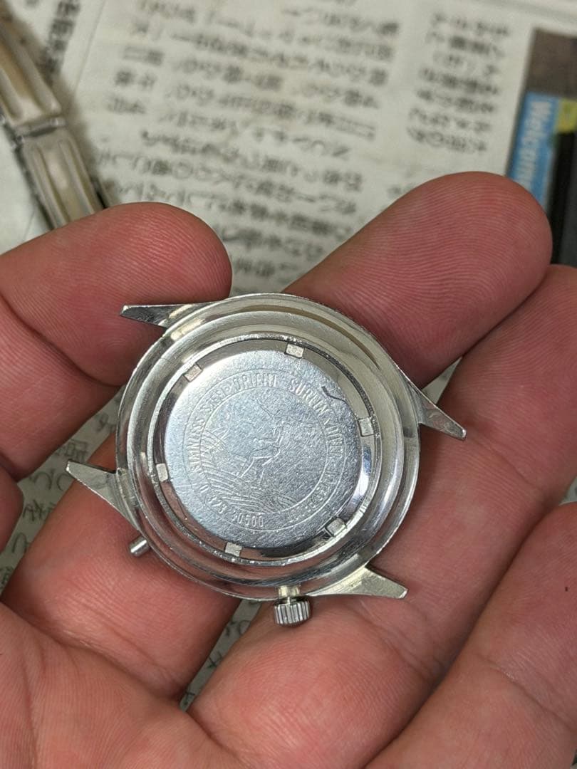 ORIENT サーフィンダイバー 手巻時計 スリースター 25石 Manual Men's Watch — Japanese