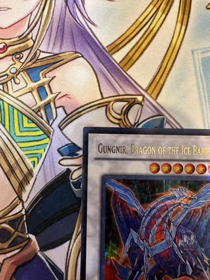 Yu-Gi-Oh Rare Ice Barrier Dragon Gungnir Ultra Rare — English