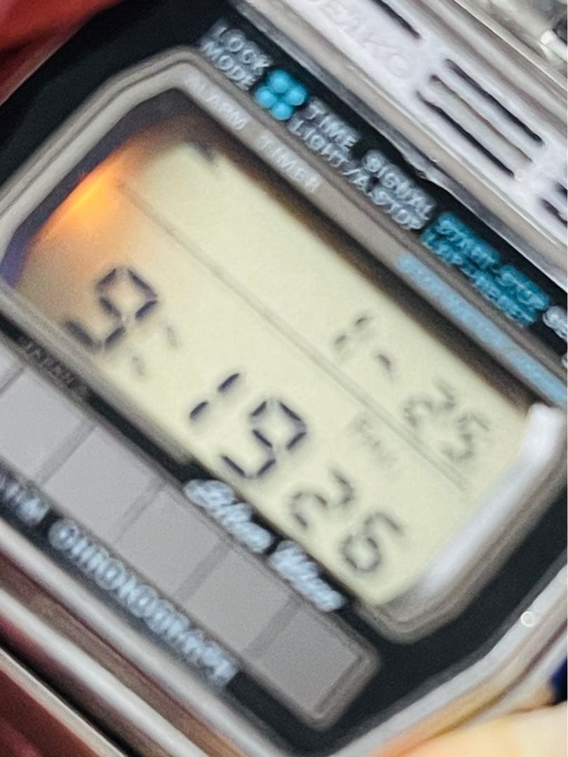 SEIKO A258-5000 Digital Men's Watch — Japanese