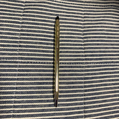 CROSS Ballpoint Pen Classic 10kt gold-plated with black grip and oil-based ink refill