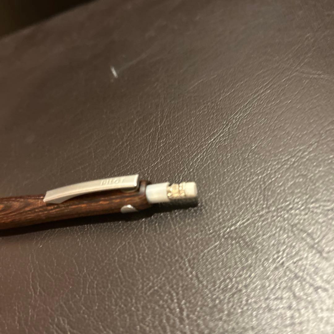 PILOT S30 and S20 wooden slim body pens in dark and light brown with metal clips and thin pen tips