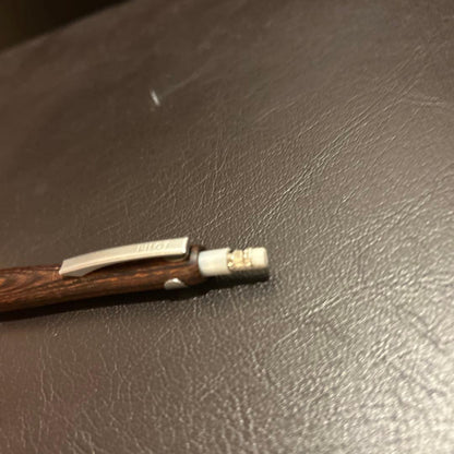 PILOT S30 and S20 wooden slim body pens in dark and light brown with metal clips and thin pen tips