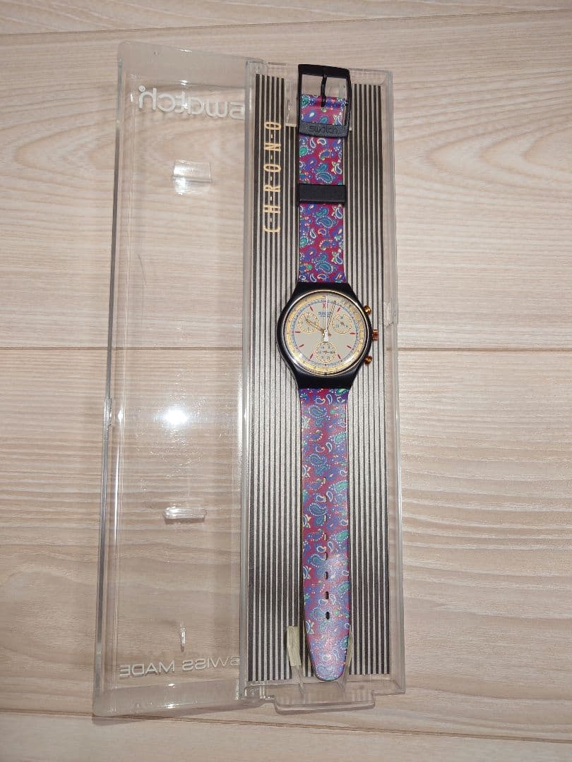 swatch ヴィンテージ 92年 クロノグラフ AWARD Quartz Men's — Japanese