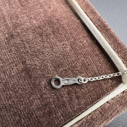 MIKIMOTO silver pearl necklace approximately 39-40cm long with silver clasp and round pearl pendant