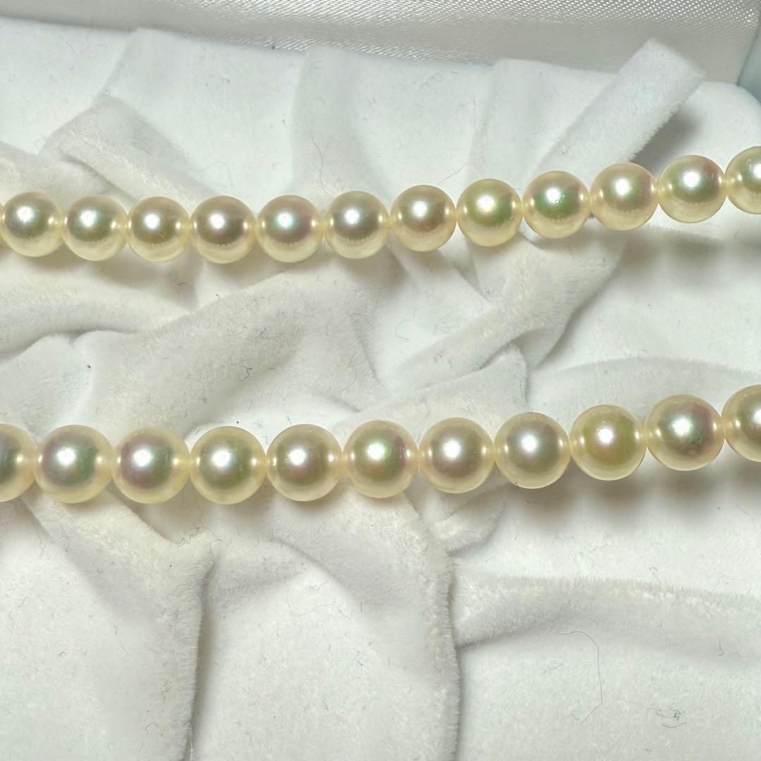 Mikimoto Akoya pearl necklace featuring 7-7.3mm pearls measuring 42cm in length