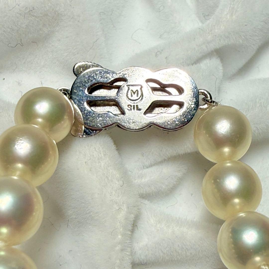 Mikimoto Akoya pearl necklace featuring 7-7.3mm pearls measuring 42cm in length