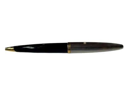 Waterman Paris Carene Deluxe Black and SilverGT fountain pen with dedicated case on white background