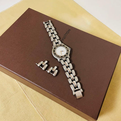 SEIKO Presage Gold Mysterious Ancient Script Quartz Men's Watch — Japanese