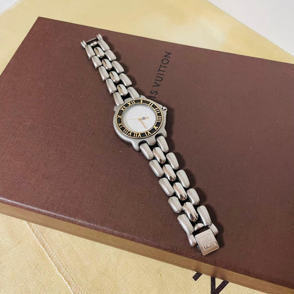 SEIKO Presage Gold Mysterious Ancient Script Quartz Men's Watch — Japanese