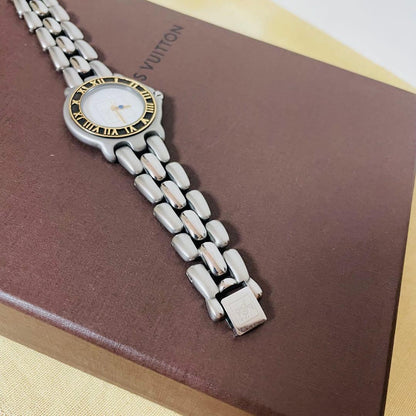 SEIKO Presage Gold Mysterious Ancient Script Quartz Men's Watch — Japanese