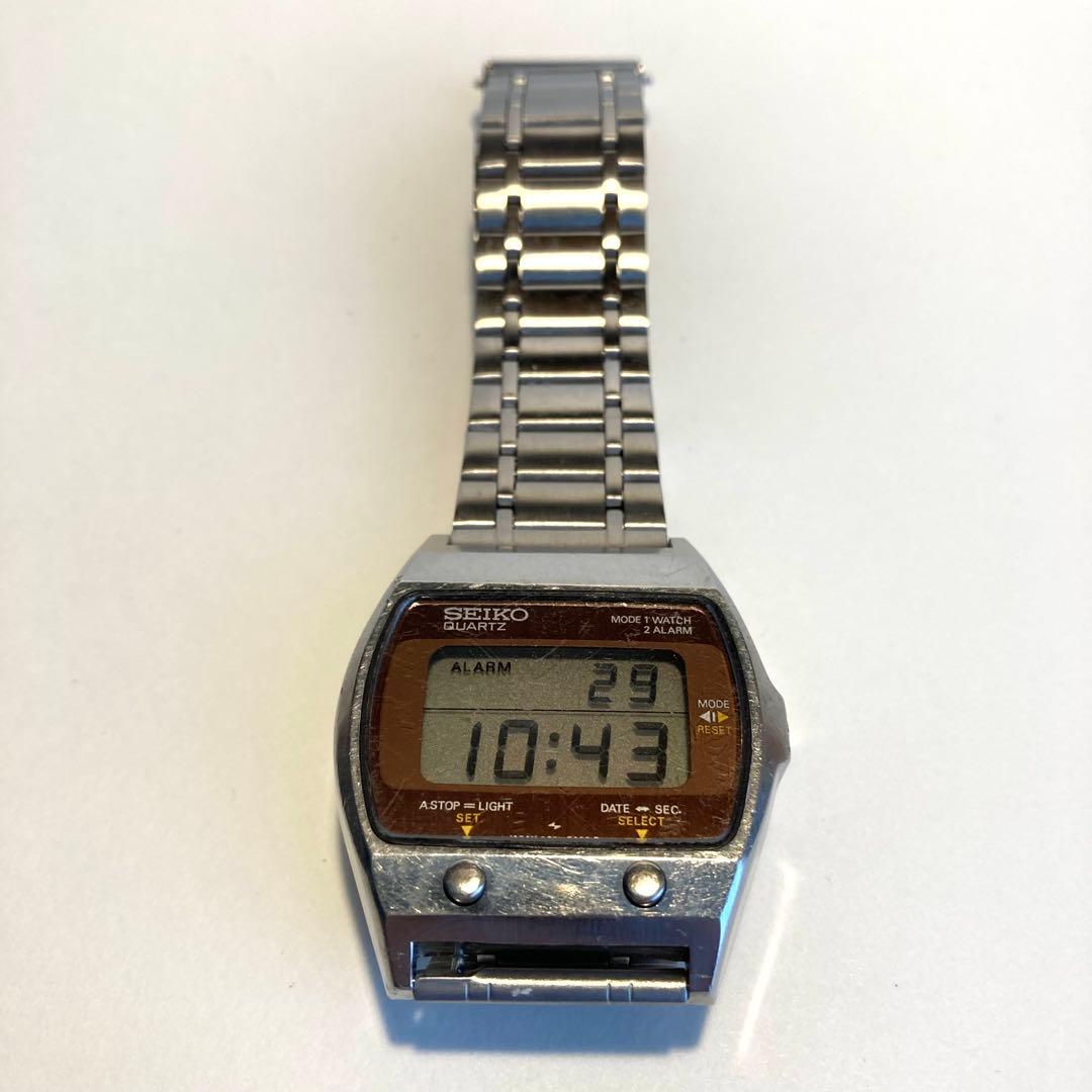 SEIKO Vintage Digital Multi-Alarm Quartz Men's Watch — Japanese
