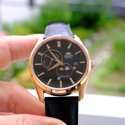 ORIENT Sun Moon Automatic Men's Watch — Japanese