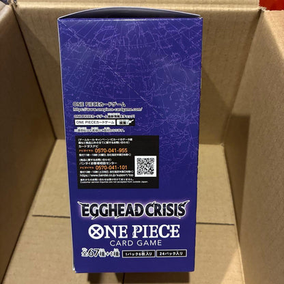 One Piece ONE PIECE Card Game Extra Booster Egghead Crisis Box — Japanese