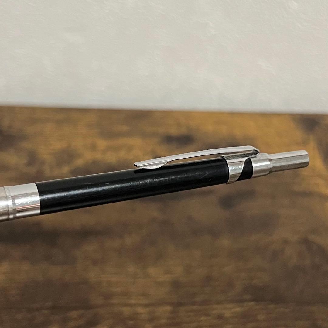 Discontinued PILOT Hi-Mecha Holder H-2005 mechanical pencil 0.5mm showing worn HB inscription and clear markings