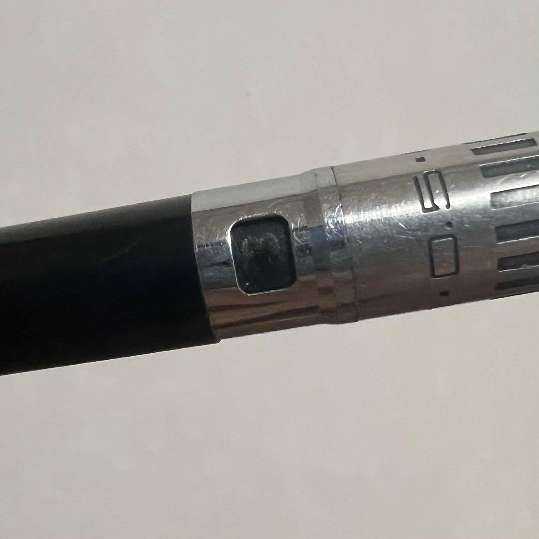 Discontinued PILOT Hi-Mecha Holder H-2005 mechanical pencil 0.5mm showing worn HB inscription and clear markings