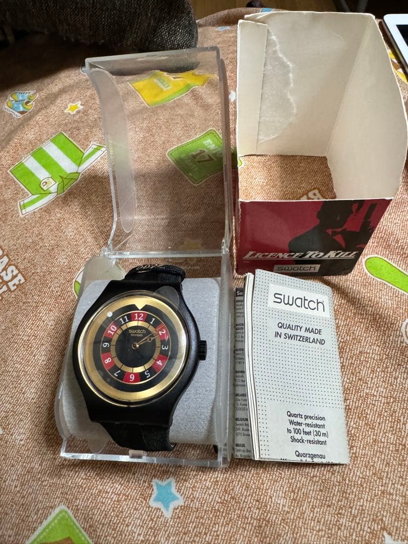 swatch James Bond 007 License to Kill Men's — Japanese