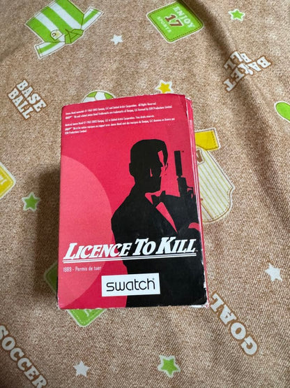 swatch James Bond 007 License to Kill Men's — Japanese