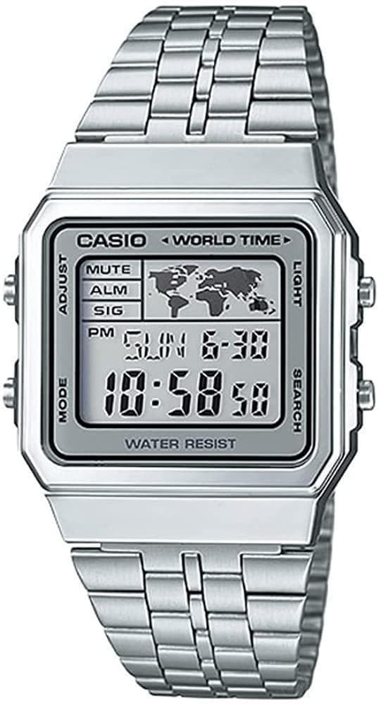 CASIO World Time Digital Quartz Men's Watch — Japanese