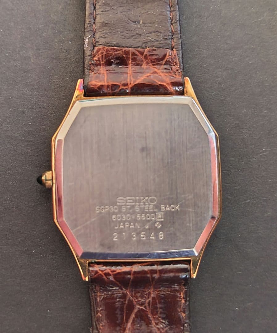 SEIKO Dolce Gold Vintage V157-0BX0 Quartz Men's Watch — Japanese