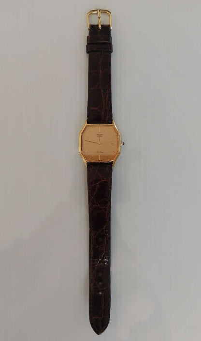 SEIKO Dolce Gold Vintage V157-0BX0 Quartz Men's Watch — Japanese